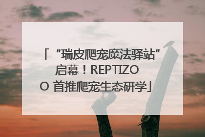 “瑞皮爬宠魔法驿站” 启幕！REPTIZOO 首推爬宠生态研学