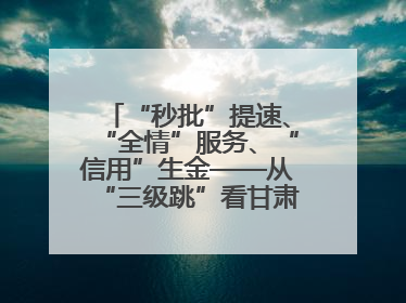 “秒批”提速、“全情”服务、“信用”生金——从“三级跳”看甘肃玉门市优化营商环境的进阶之路