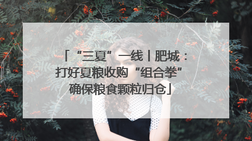 “三夏”一线丨肥城：打好夏粮收购“组合拳” 确保粮食颗粒归仓