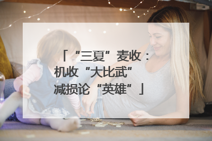 “三夏”麦收：机收“大比武” 减损论“英雄”
