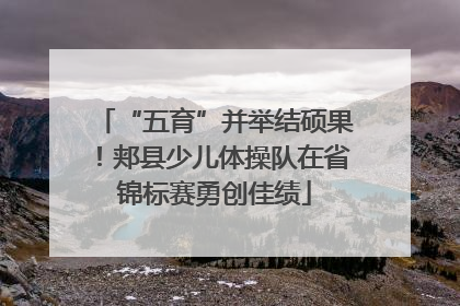 “五育”并举结硕果！郏县少儿体操队在省锦标赛勇创佳绩