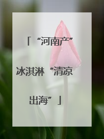 “河南产”冰淇淋“清凉出海”