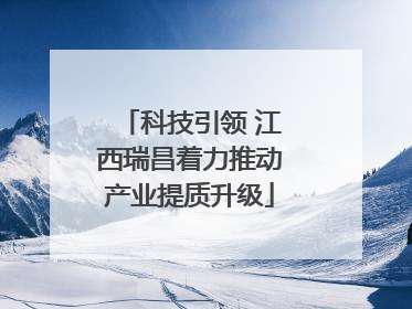 科技引领 江西瑞昌着力推动产业提质升级