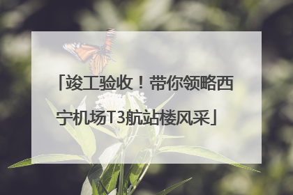 竣工验收！带你领略西宁机场T3航站楼风采