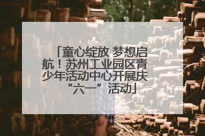 童心绽放 梦想启航！苏州工业园区青少年活动中心开展庆“六一”活动