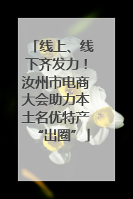 线上、线下齐发力！汝州市电商大会助力本土名优特产“出圈”