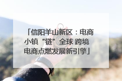 信阳羊山新区：电商小镇“链”全球 跨境电商点燃发展新引擎