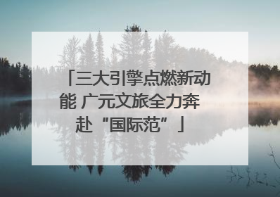 三大引擎点燃新动能 广元文旅全力奔赴“国际范”