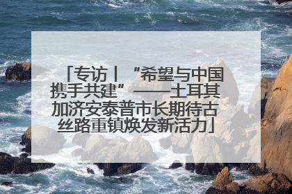 专访丨“希望与中国携手共建”——土耳其加济安泰普市长期待古丝路重镇焕发新活力
