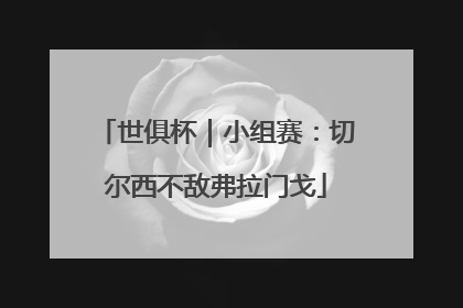 世俱杯｜小组赛：切尔西不敌弗拉门戈