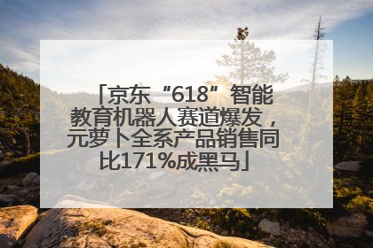 京东“618”智能教育机器人赛道爆发，元萝卜全系产品销售同比171%成黑马