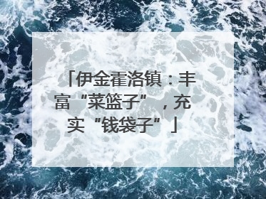 伊金霍洛镇：丰富“菜篮子”，充实“钱袋子”