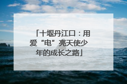 十堰丹江口：用爱“电”亮天使少年的成长之路