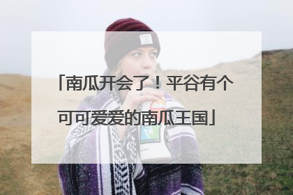 南瓜开会了！平谷有个可可爱爱的南瓜王国