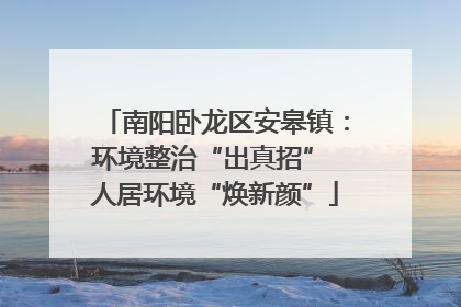 南阳卧龙区安皋镇：环境整治“出真招” 人居环境“焕新颜”