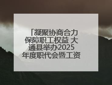 凝聚协商合力 保障职工权益 大通县举办2025年度职代会暨工资集体协商现场观摩交流活动