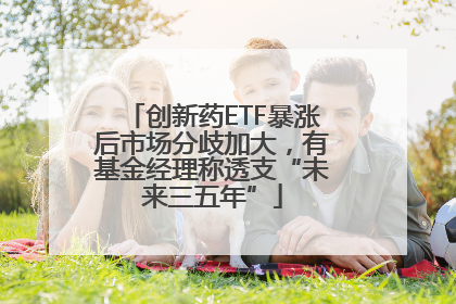 创新药ETF暴涨后市场分歧加大，有基金经理称透支“未来三五年”