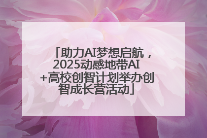 助力AI梦想启航，2025动感地带AI+高校创智计划举办创智成长营活动