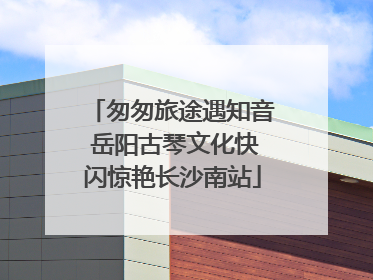 匆匆旅途遇知音 岳阳古琴文化快闪惊艳长沙南站