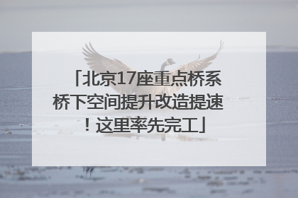 北京17座重点桥系桥下空间提升改造提速！这里率先完工