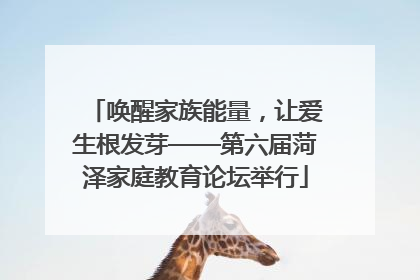 唤醒家族能量，让爱生根发芽——第六届菏泽家庭教育论坛举行