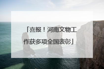 喜报！河南文物工作获多项全国表彰