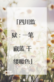 四川监狱：一笔藏蓝 千缕暖色