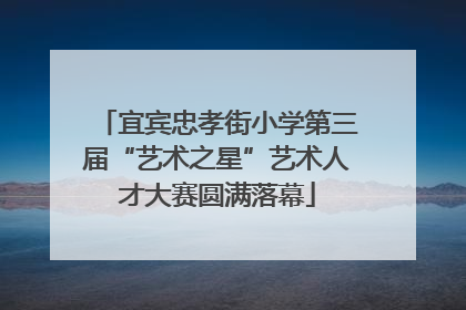 宜宾忠孝街小学第三届“艺术之星”艺术人才大赛圆满落幕