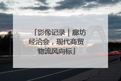 影像记录｜廊坊经洽会，现代商贸物流风向标