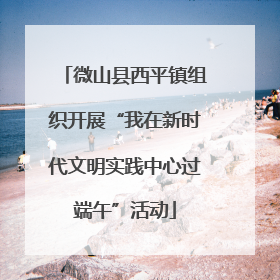 微山县西平镇组织开展“我在新时代文明实践中心过端午”活动