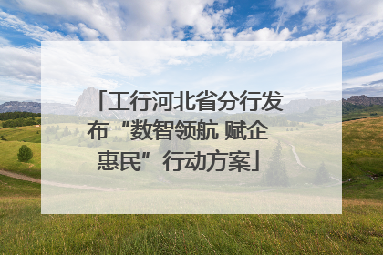 工行河北省分行发布“数智领航 赋企惠民”行动方案