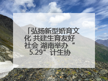弘扬新型婚育文化 共建生育友好社会 湖南举办“5.29”计生协会员日活动