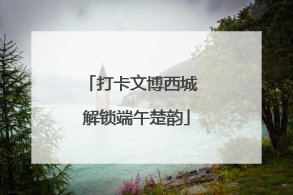 打卡文博西城 解锁端午楚韵