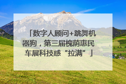 数字人顾问+跳舞机器狗，第三届槐荫惠民车展科技感“拉满”