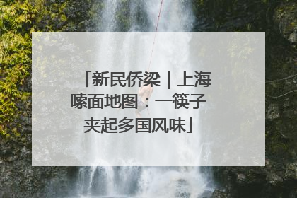 新民侨梁｜上海嗦面地图：一筷子夹起多国风味