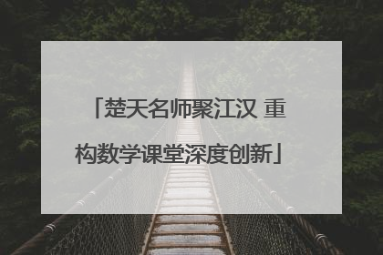 楚天名师聚江汉 重构数学课堂深度创新