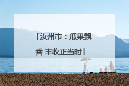 汝州市：瓜果飘香 丰收正当时