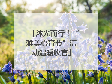 沐光而行！“雅美心育节”活动温暖收官