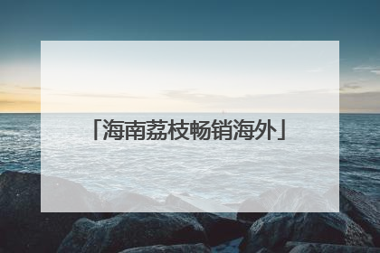 海南荔枝畅销海外