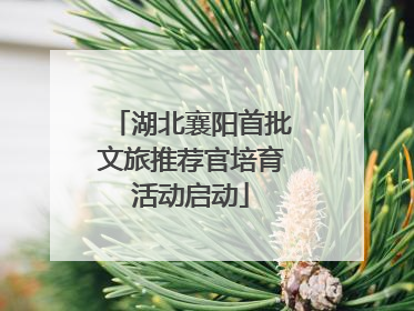 湖北襄阳首批文旅推荐官培育活动启动