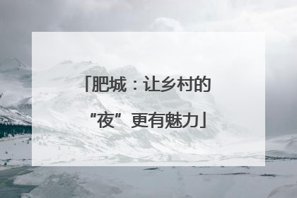 肥城：让乡村的“夜”更有魅力