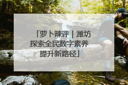 萝卜辣评｜潍坊探索全民数字素养提升新路径