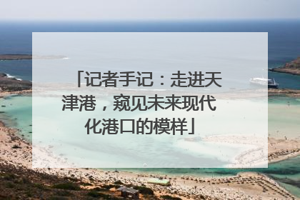 记者手记：走进天津港，窥见未来现代化港口的模样