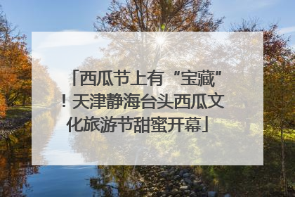 西瓜节上有“宝藏”！天津静海台头西瓜文化旅游节甜蜜开幕