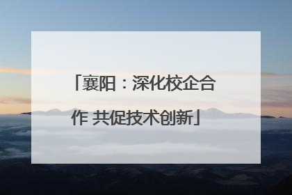 襄阳：深化校企合作 共促技术创新