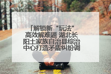 解锁新“玩法” 高效解难题 湖北长阳土家族自治县综治中心打造矛盾纠纷调处“终点站”