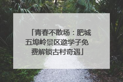 青春不散场：肥城五埠岭景区邀学子免费解锁古村奇遇