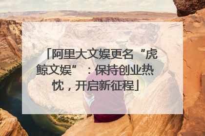 阿里大文娱更名“虎鲸文娱”：保持创业热忱，开启新征程