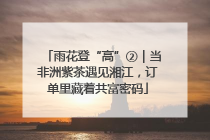 雨花登“高”②｜当非洲紫茶遇见湘江，订单里藏着共富密码