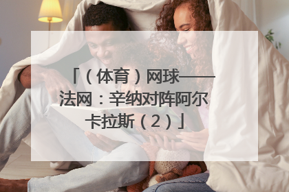 （体育）网球——法网：辛纳对阵阿尔卡拉斯（2）